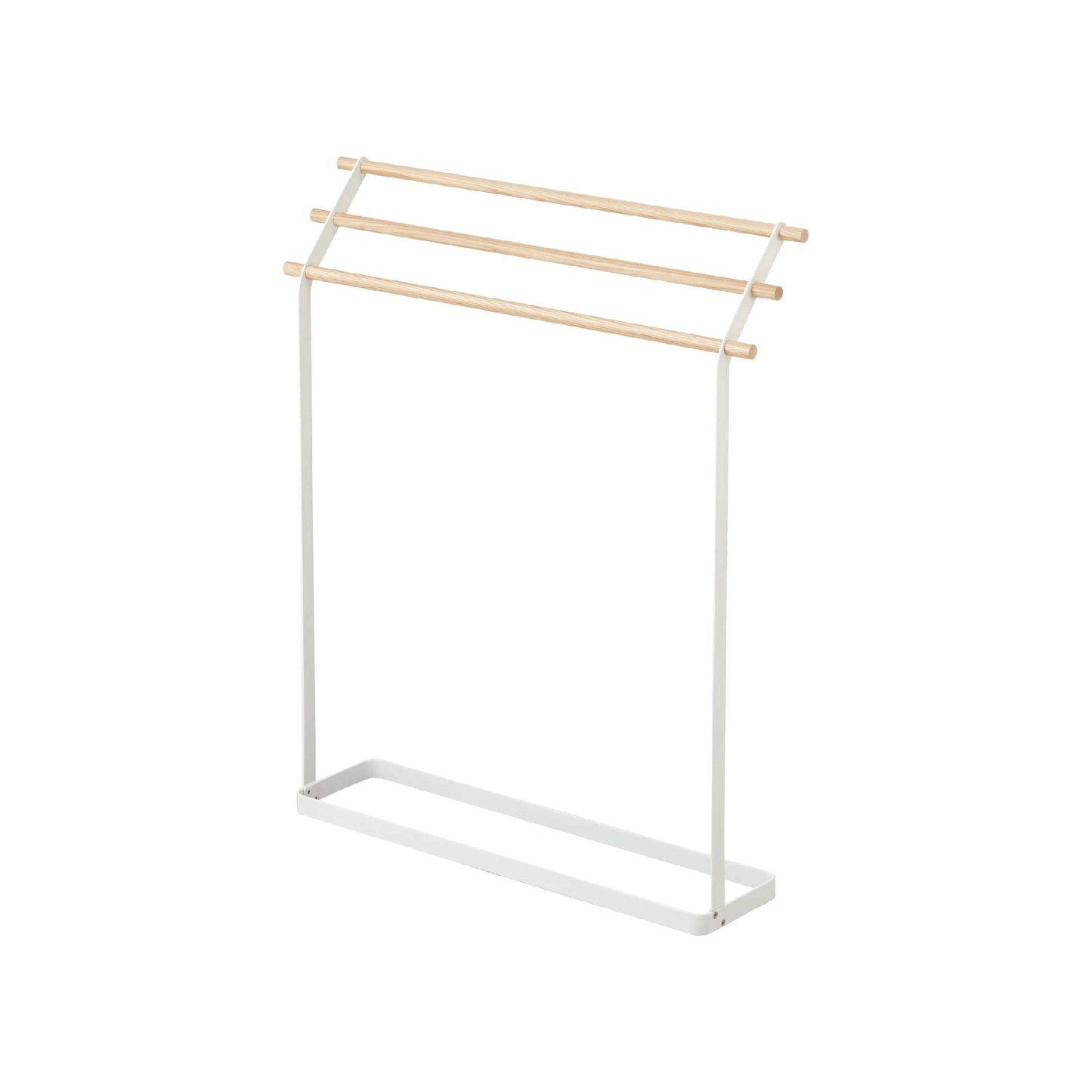 Bath Towel Rack (32 H) - Steel + Wood