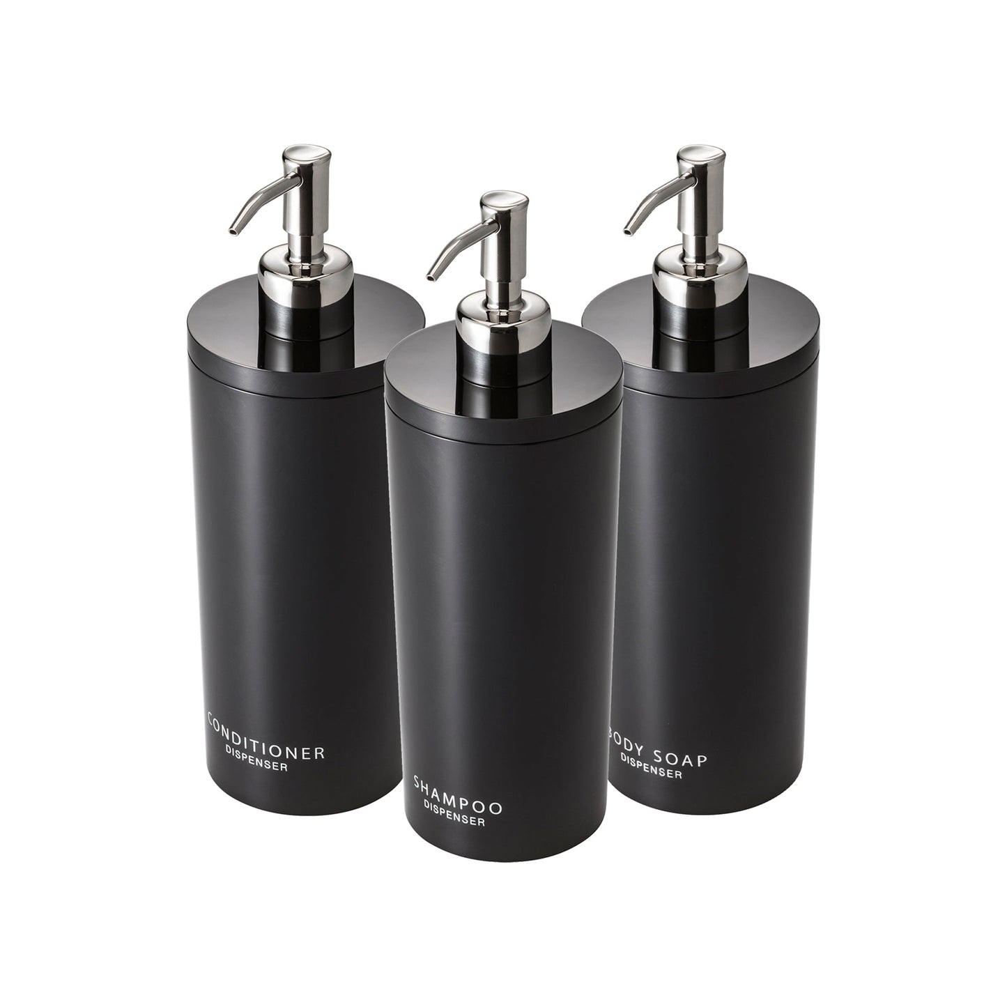 Round Dispenser Bundle - Shampoo, Conditioner, and Body Soap