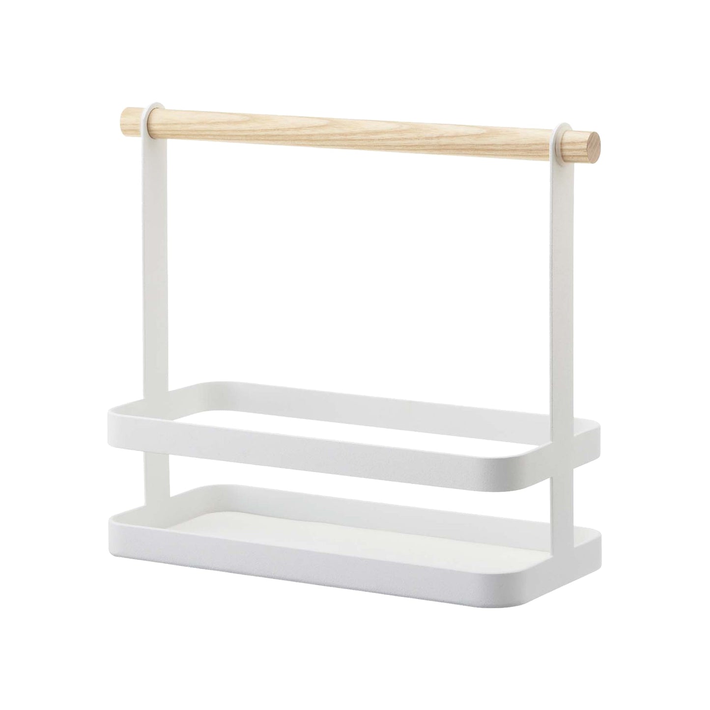 Tabletop Storage Caddy - Steel + Wood