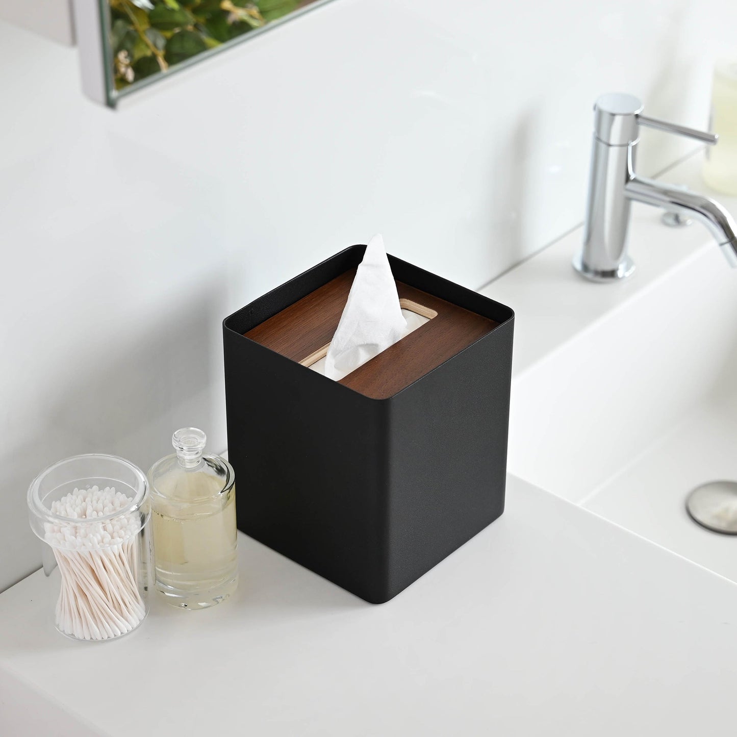 Tissue Box Cover - Square - Steel