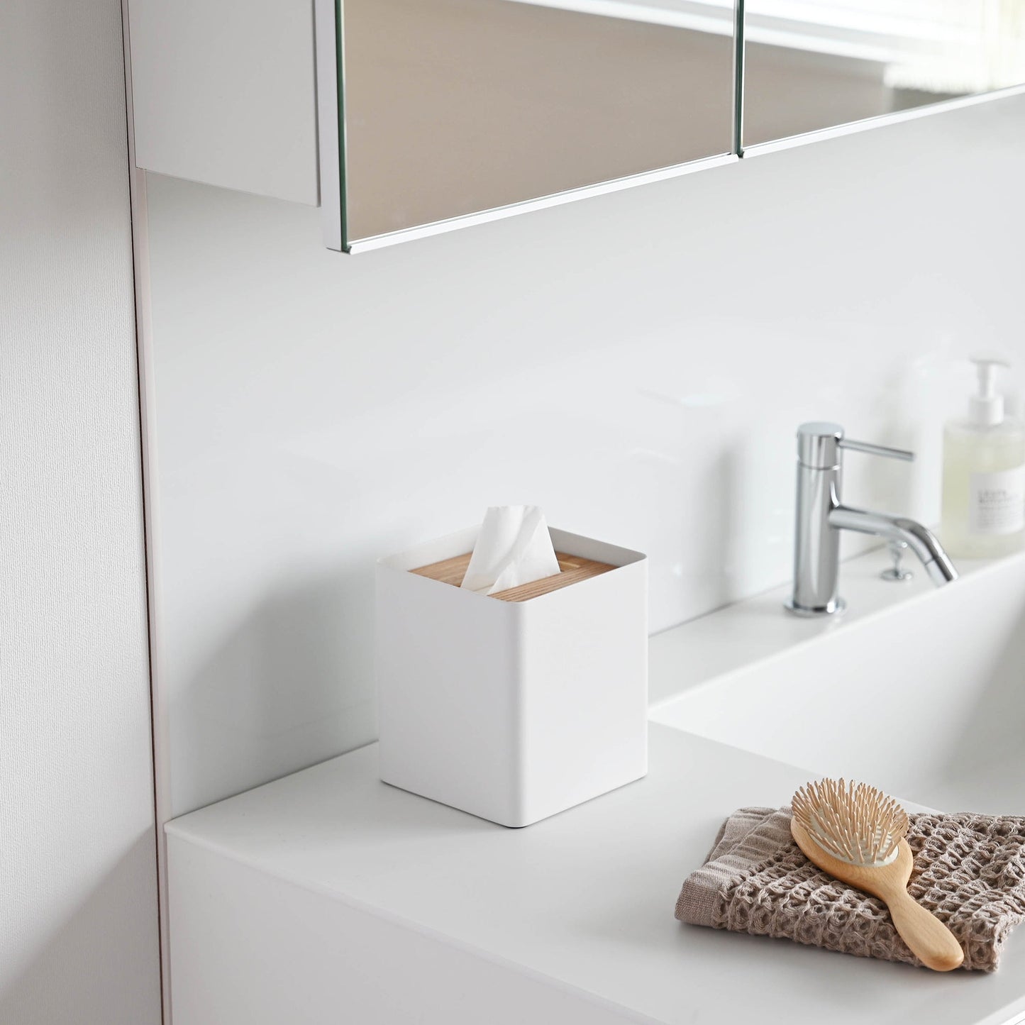 Tissue Box Cover - Square - Steel