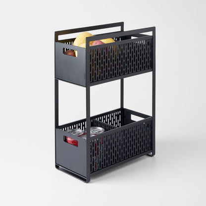 Two-Tier Cabinet Storage Basket