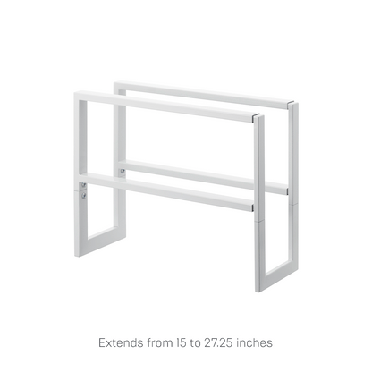 Two-Tier Expandable Shoe Rack (12 H)  - Steel