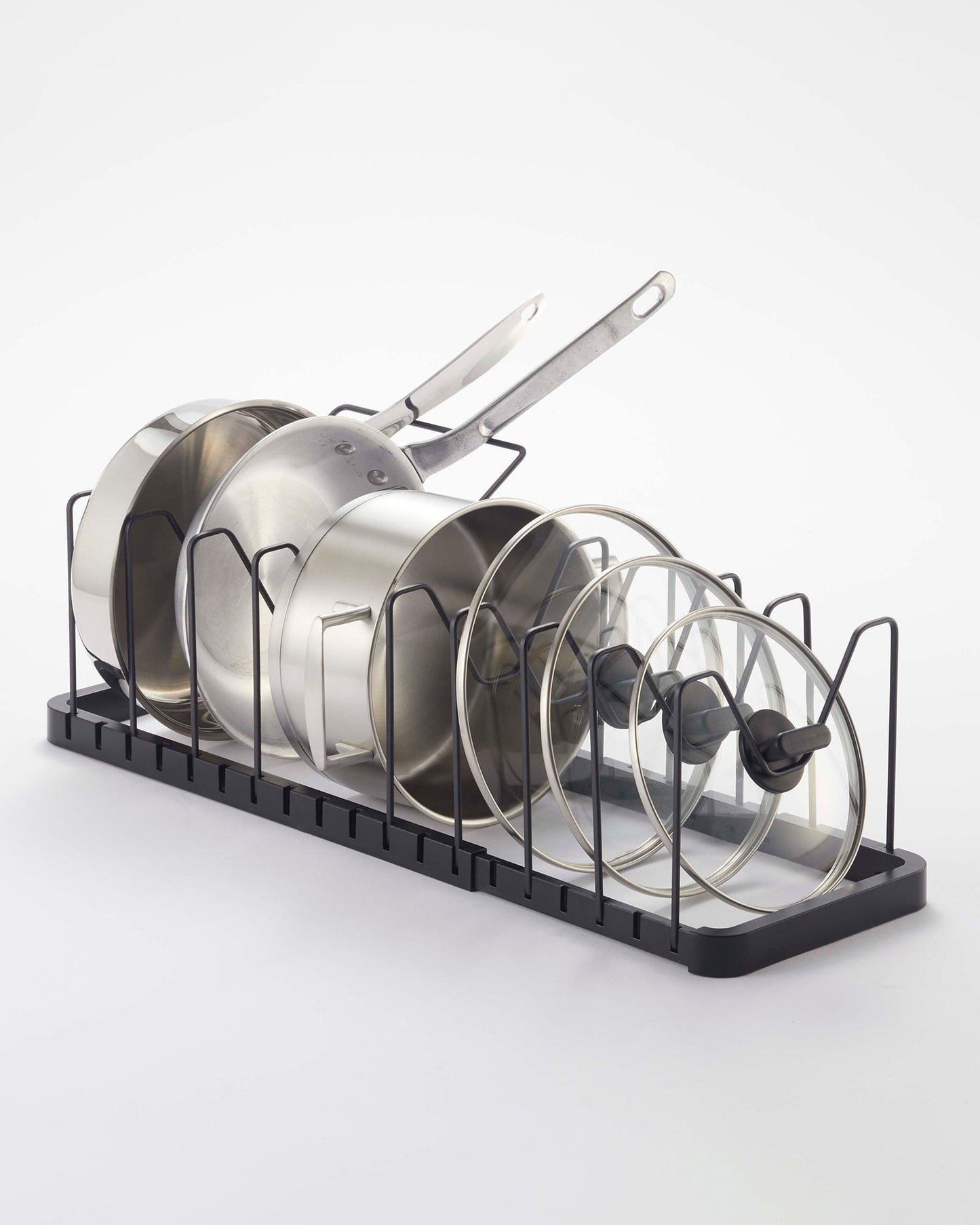 Adjustable Pot Lid Organizer - Steel