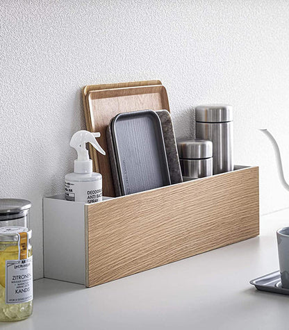 Desk Organizer - Large - Steel + Wood