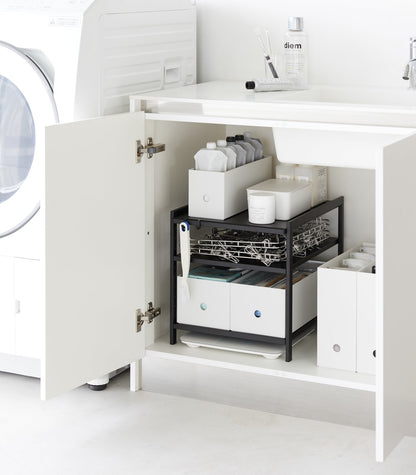 Three-Tier Cabinet Storage Rack (14 H)  - Steel