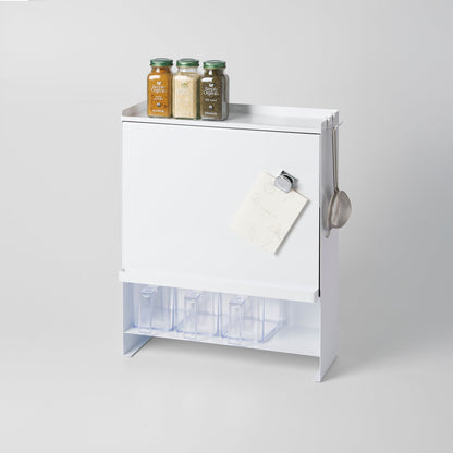 Concealable Spice Rack - Steel
