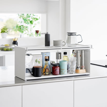 Open-Back Countertop Storage Rack - Steel