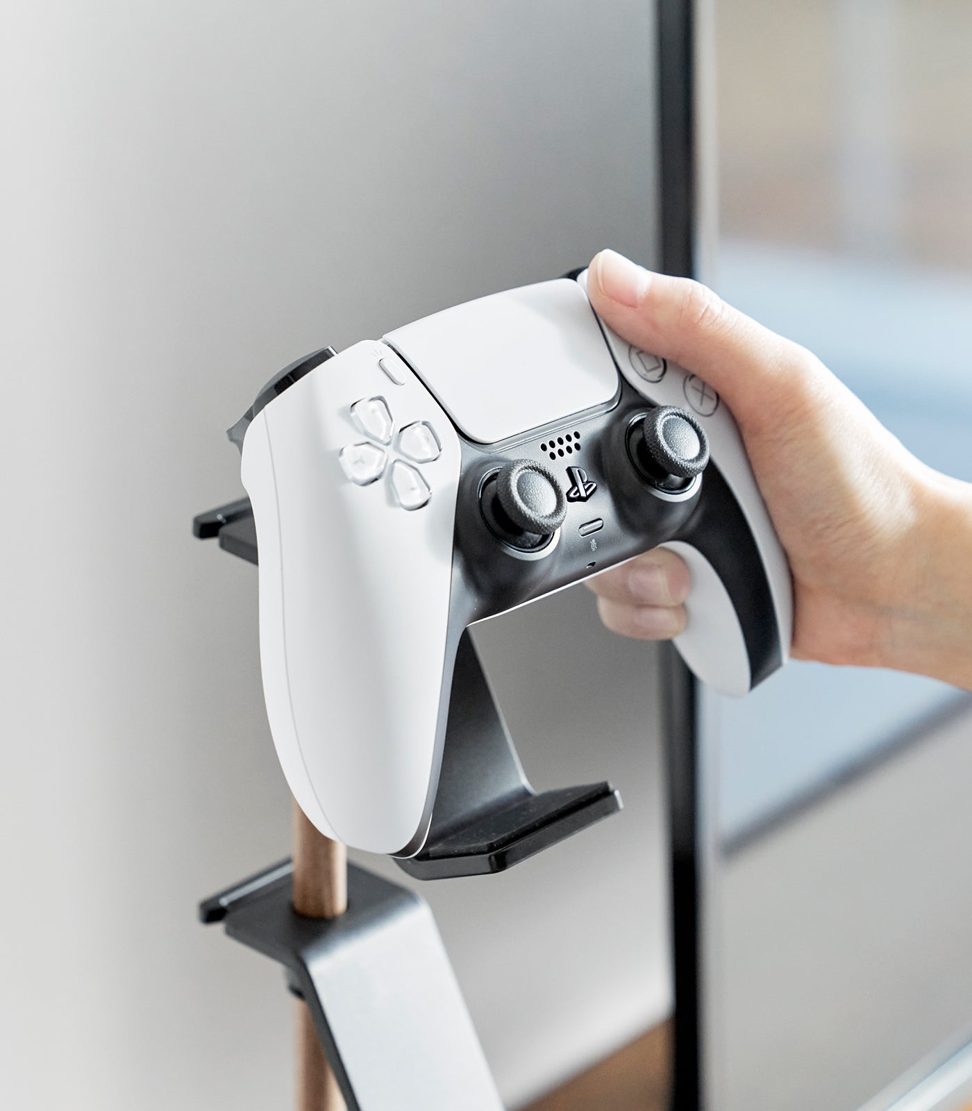 Controller Stand - Steel + Wood