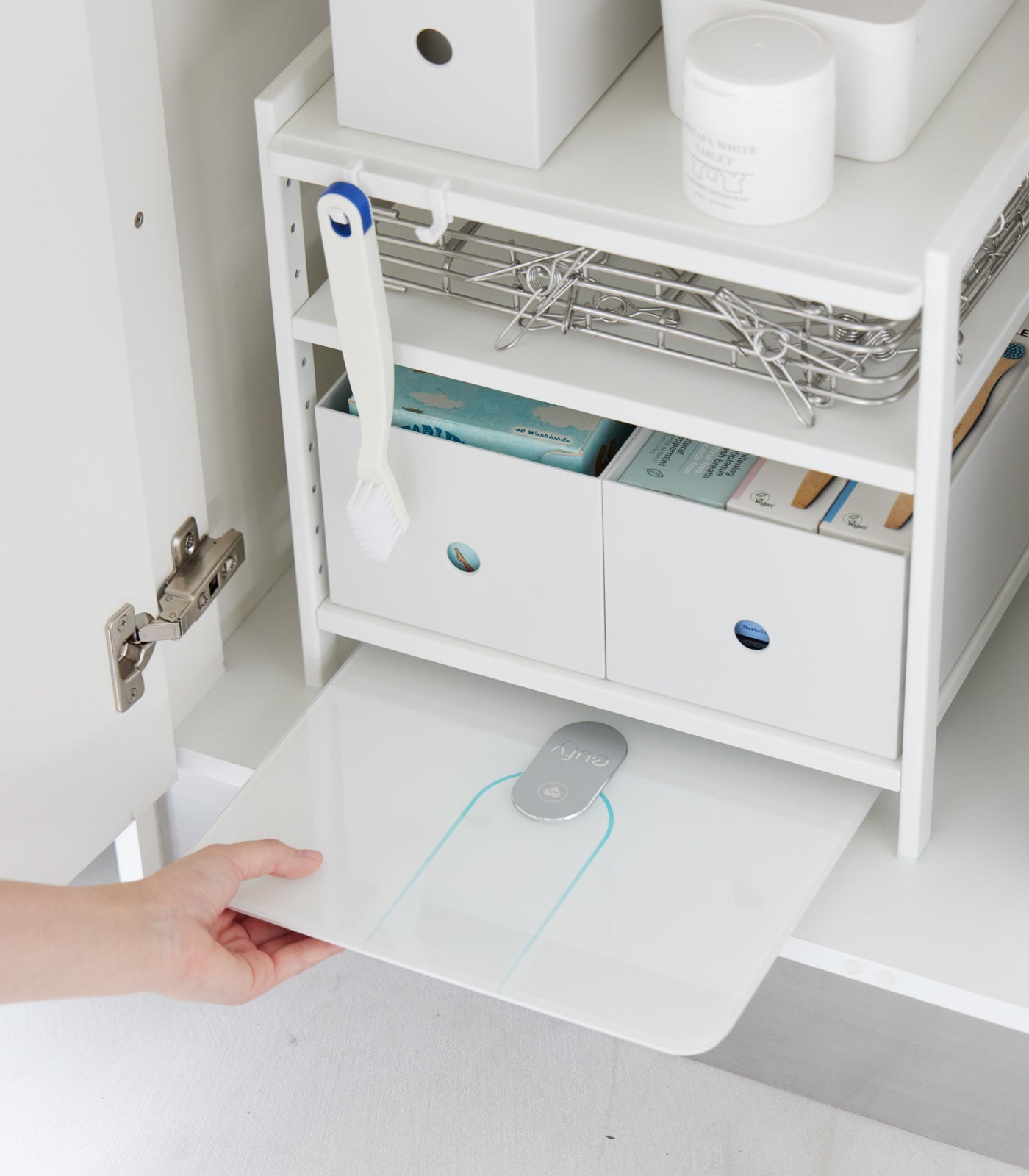 Three-Tier Cabinet Storage Rack (14 H)  - Steel