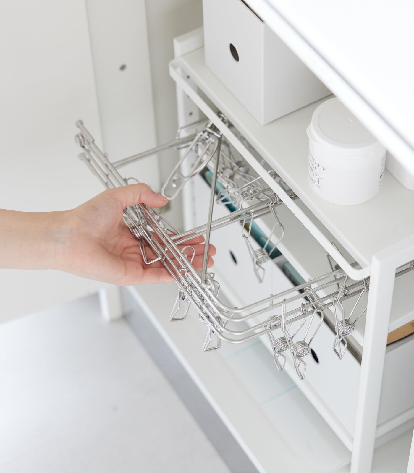 Three-Tier Cabinet Storage Rack (14 H)  - Steel