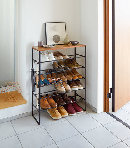 Six-Tier Shoe Rack (34 H)  - Steel