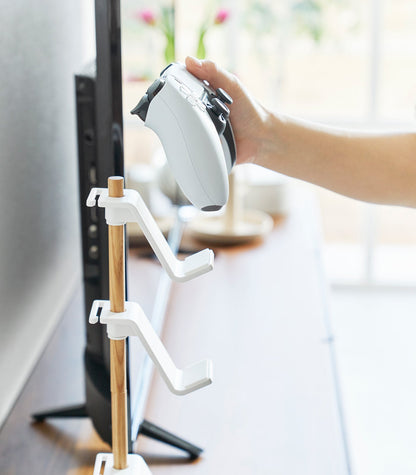 Controller Stand - Steel + Wood