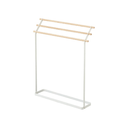 Bath Towel Rack (32 H)  - Steel + Wood