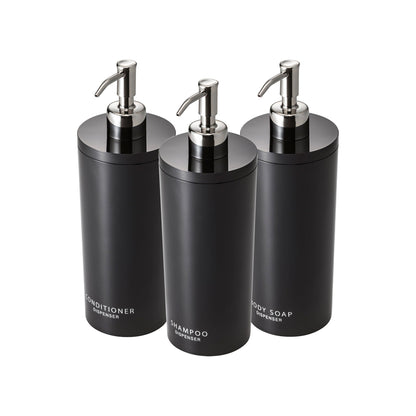 Round Dispenser Bundle - Shampoo, Conditioner, and Body Soap