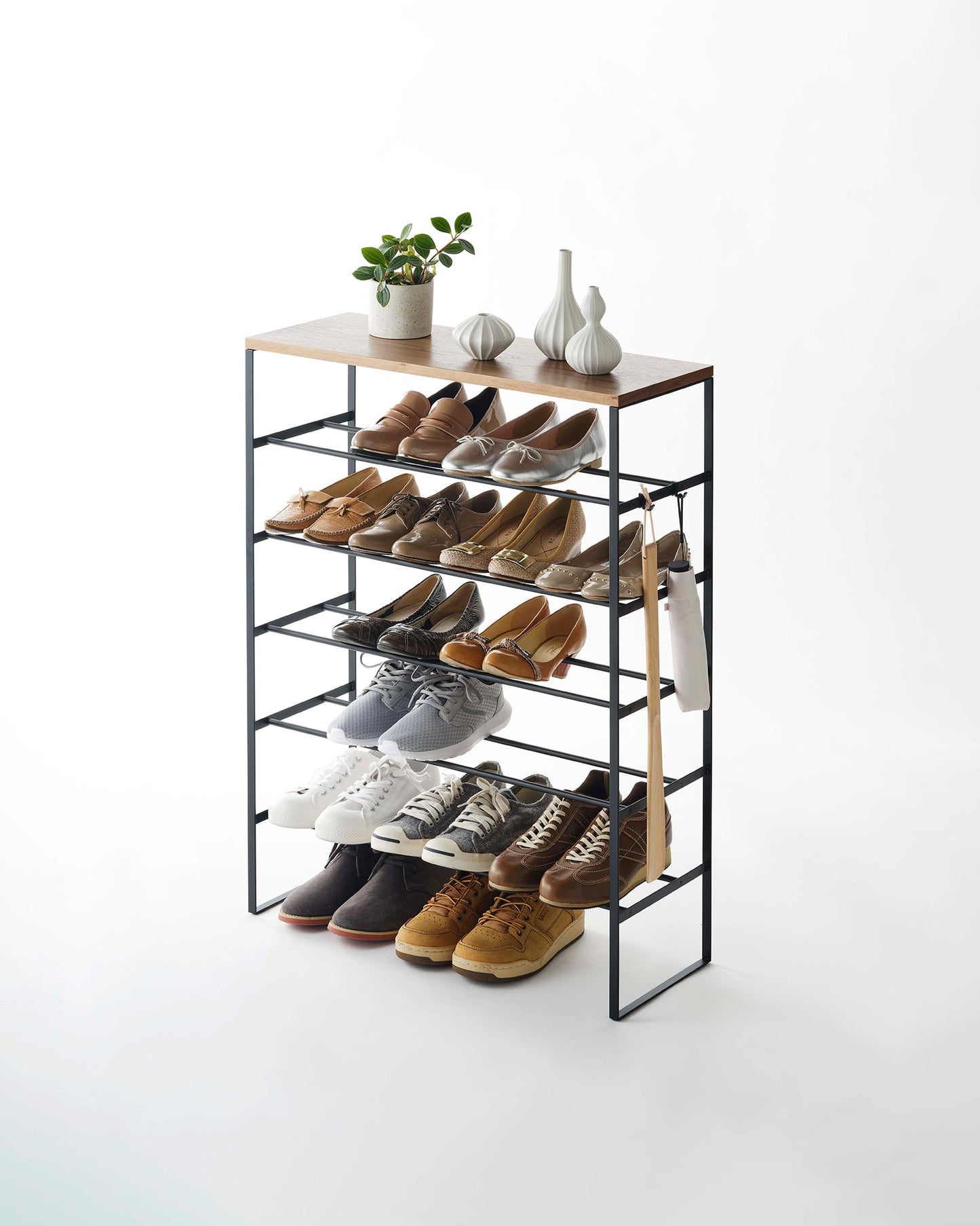 Six-Tier Shoe Rack (34 H)  - Steel