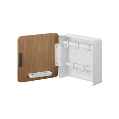 Magnetic Key Cabinet - Steel + Wood