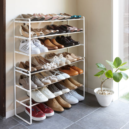 Three-Tier Expandable Shoe Rack (18 H)  - Steel