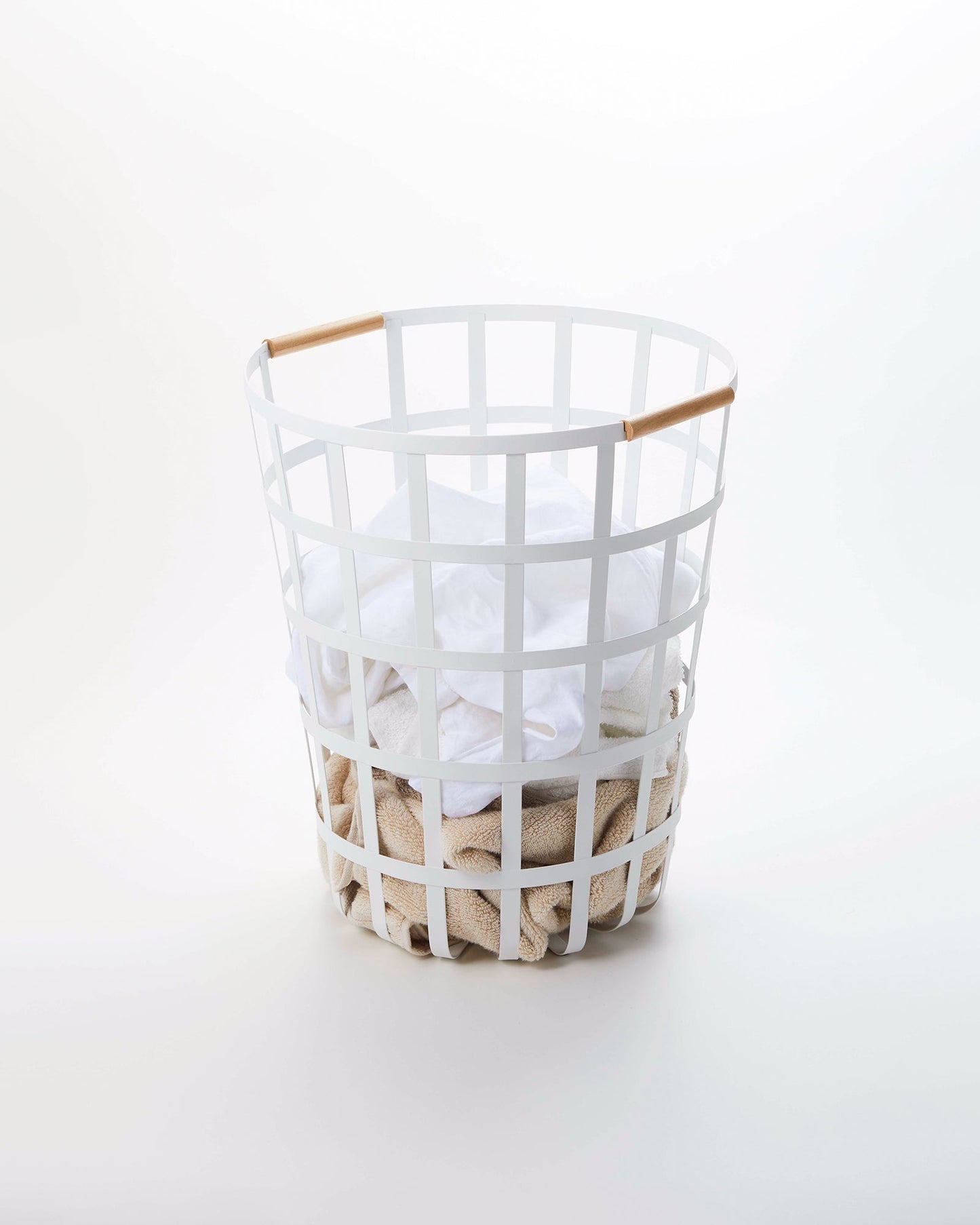 Wire Basket (18 H)  - Steel + Wood