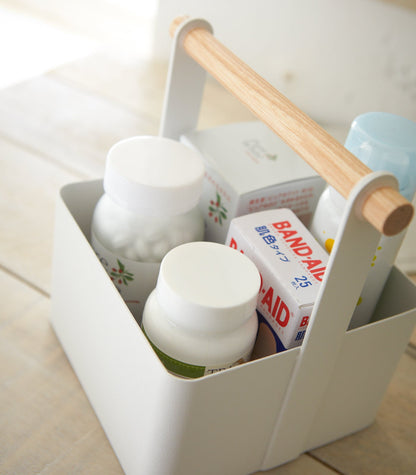 Storage Caddy - Small - Steel + Wood