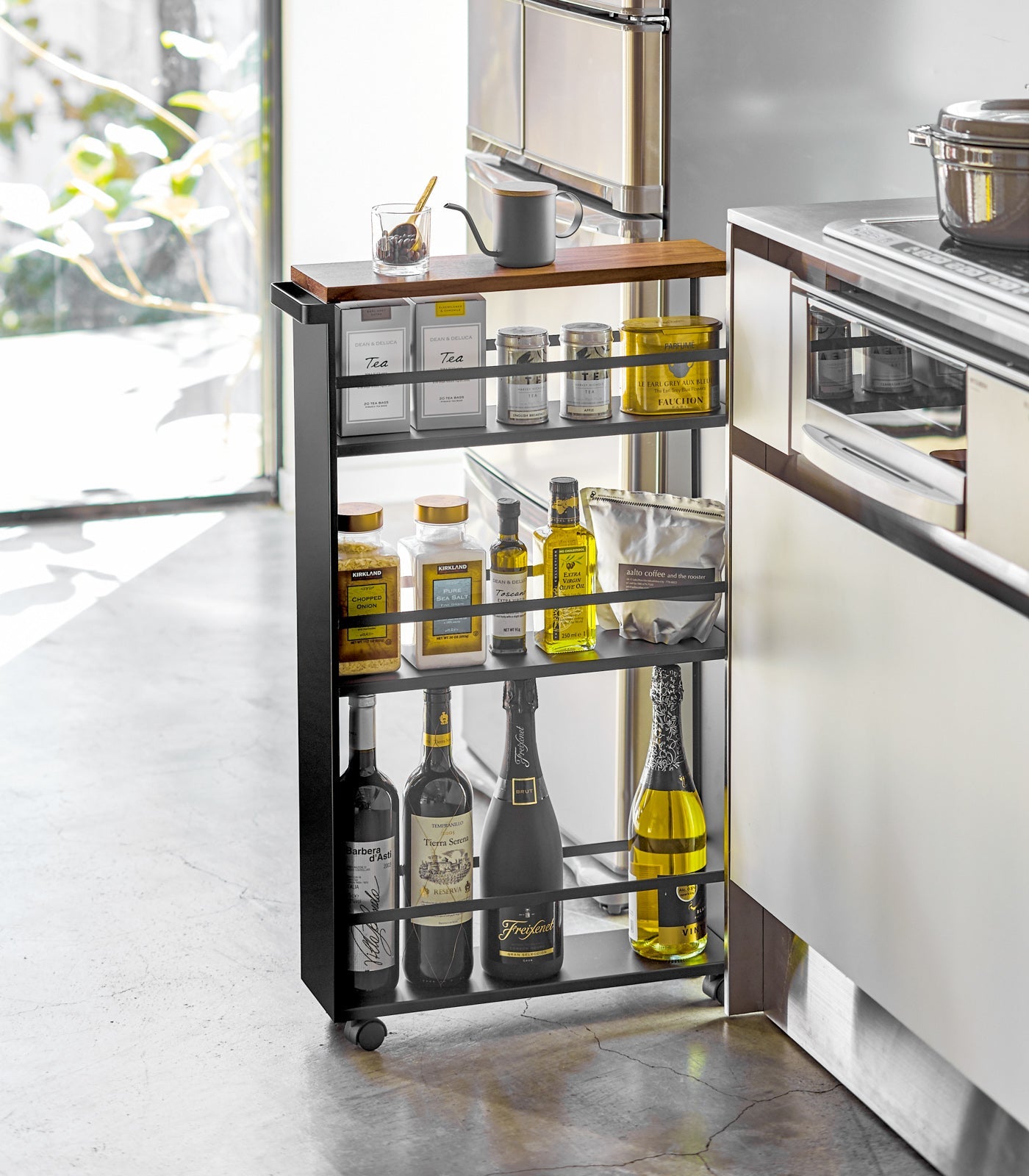 Slim Storage Cart (32 H)  - Steel