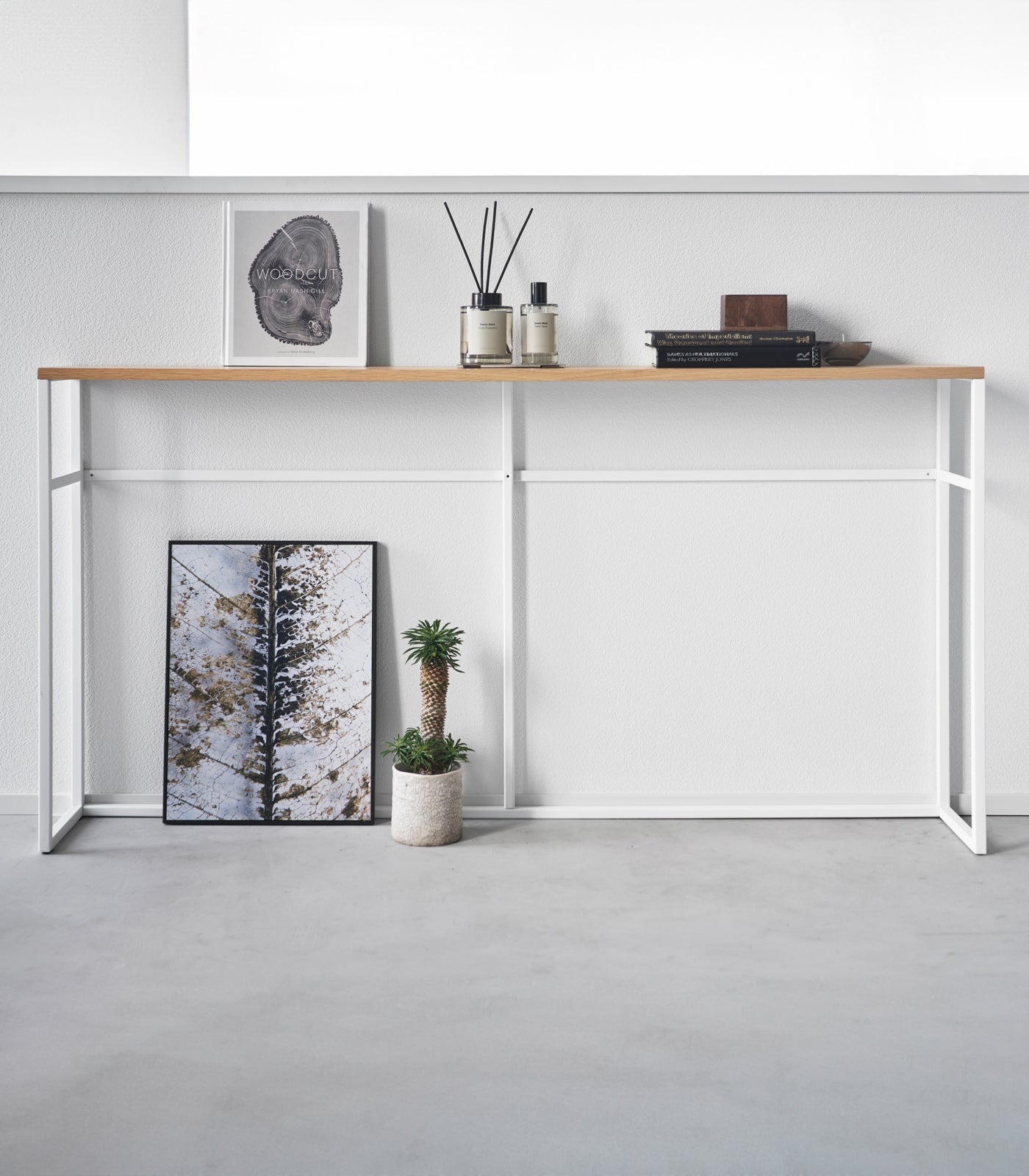 Long Console Table - Steel