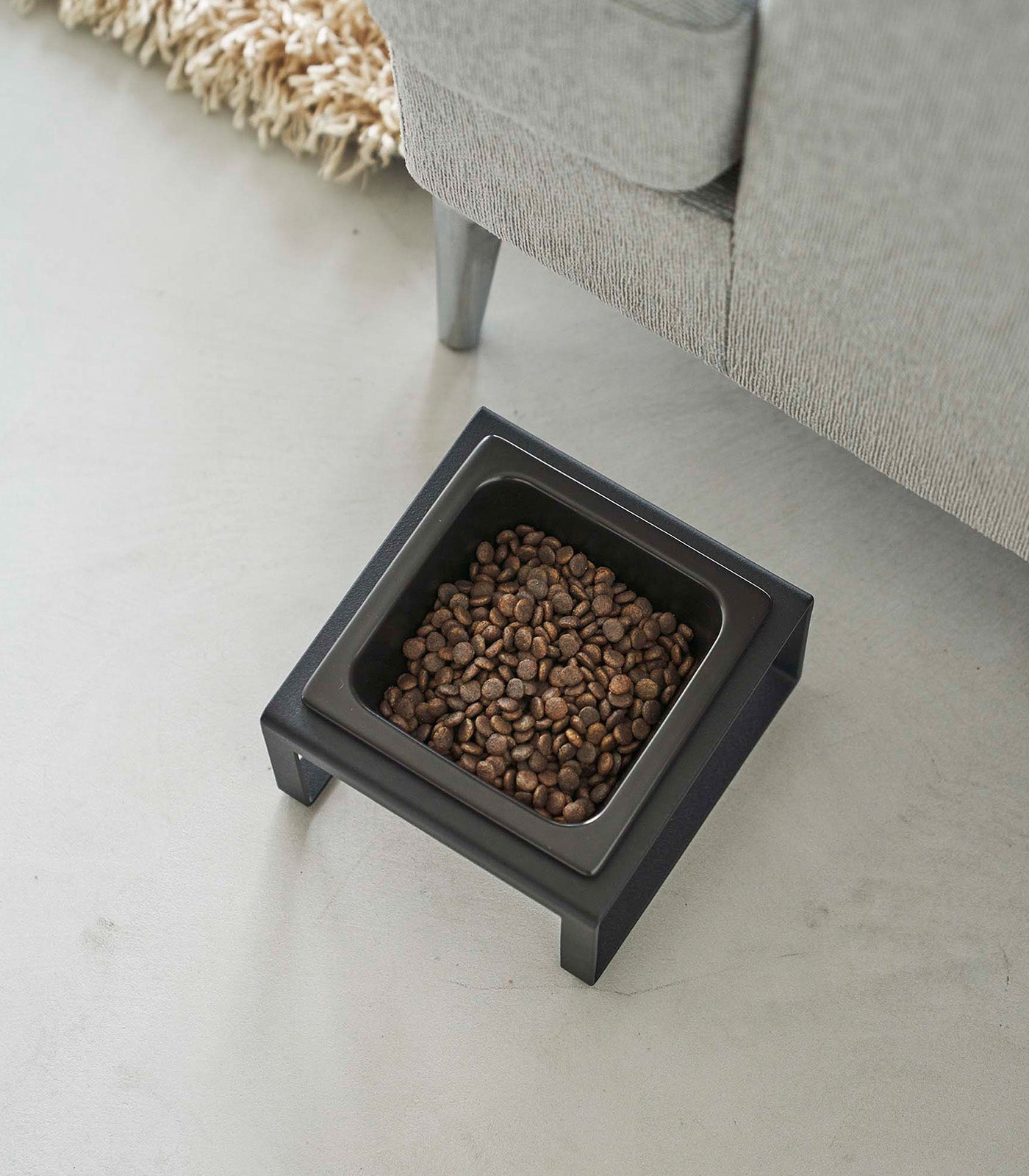 Single Pet Food Bowl - Steel + Ceramic