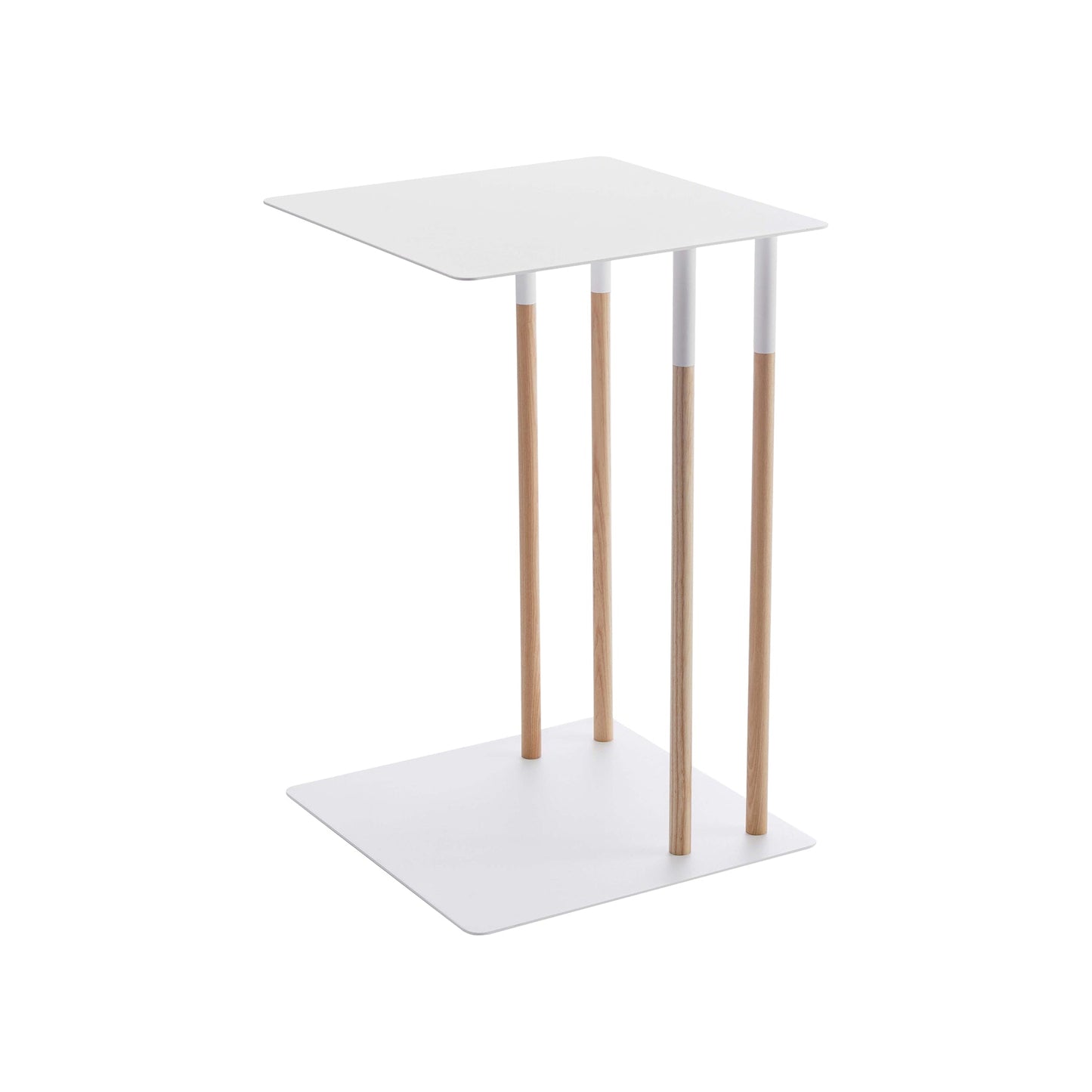 C Side Table (22 H)  - Steel + Wood