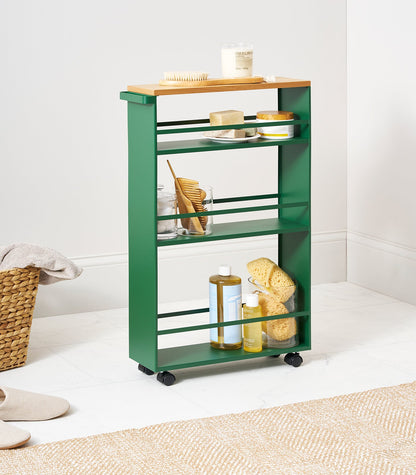 Slim Storage Cart (32 H)  - Steel