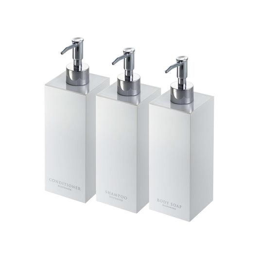 Square Dispenser Bundle - Shampoo, Conditioner, and Body Soap