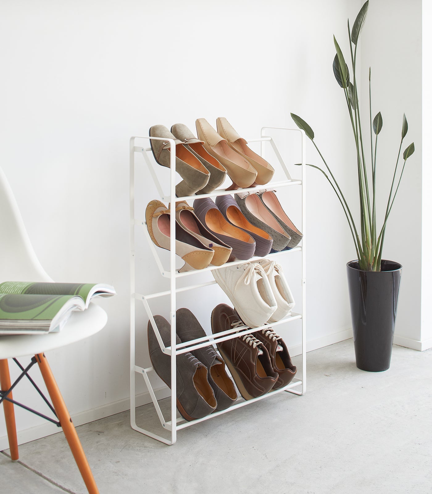 Slim Shoe Rack (31 H)  - Steel