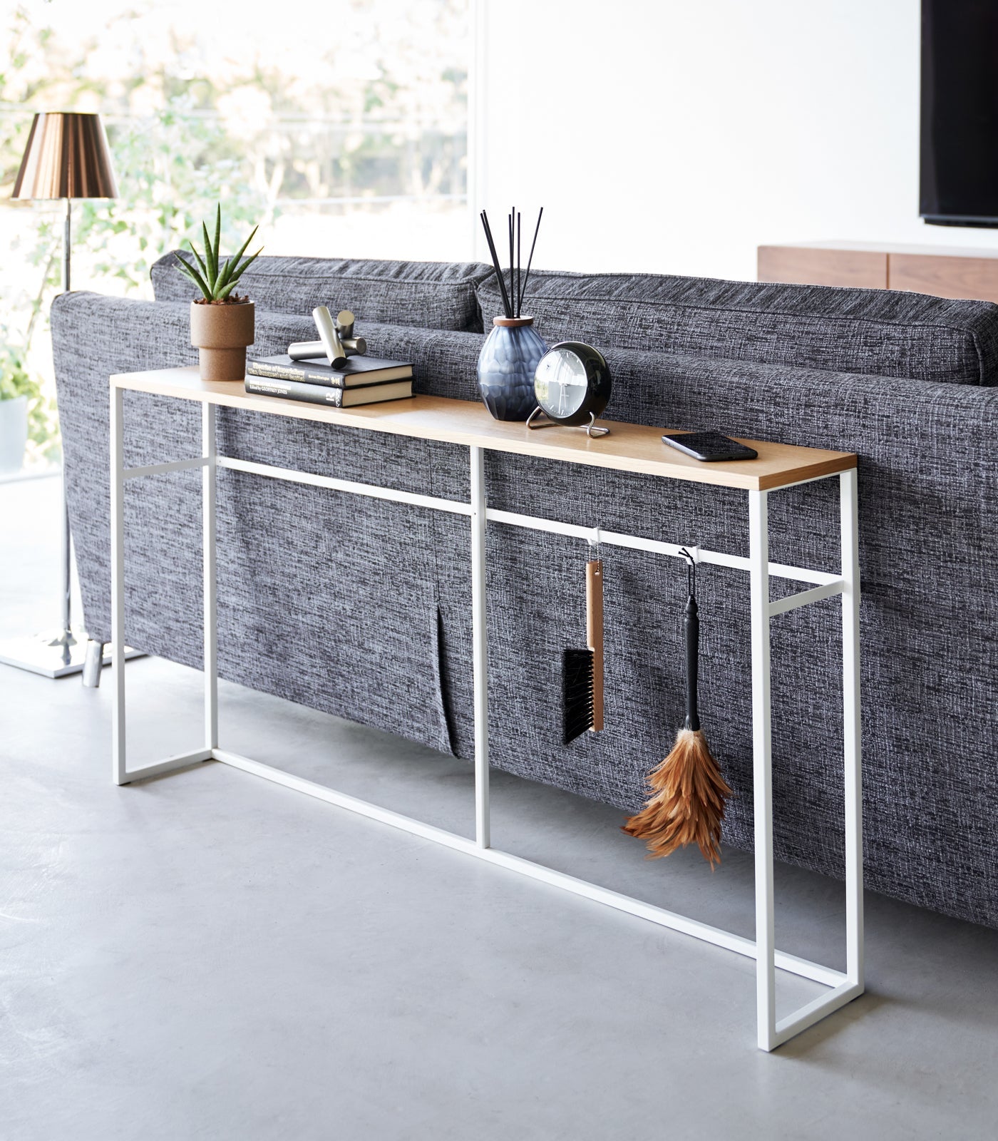 Long Console Table - Steel