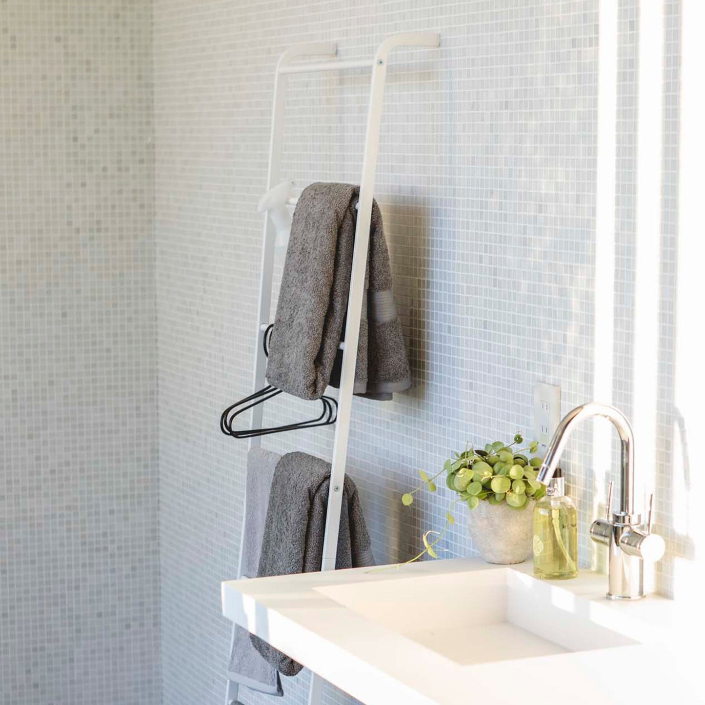 Leaning Storage Ladder (63 H)  - Steel