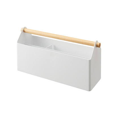 Pen + Desk Organizer - Large - Steel + Wood
