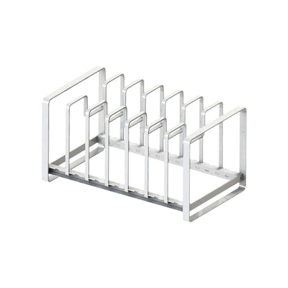 Adjustable Pot Lid and Frying Pan Organizer - Steel