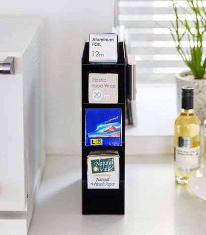 4-Tier Food Wrap Stand - Steel