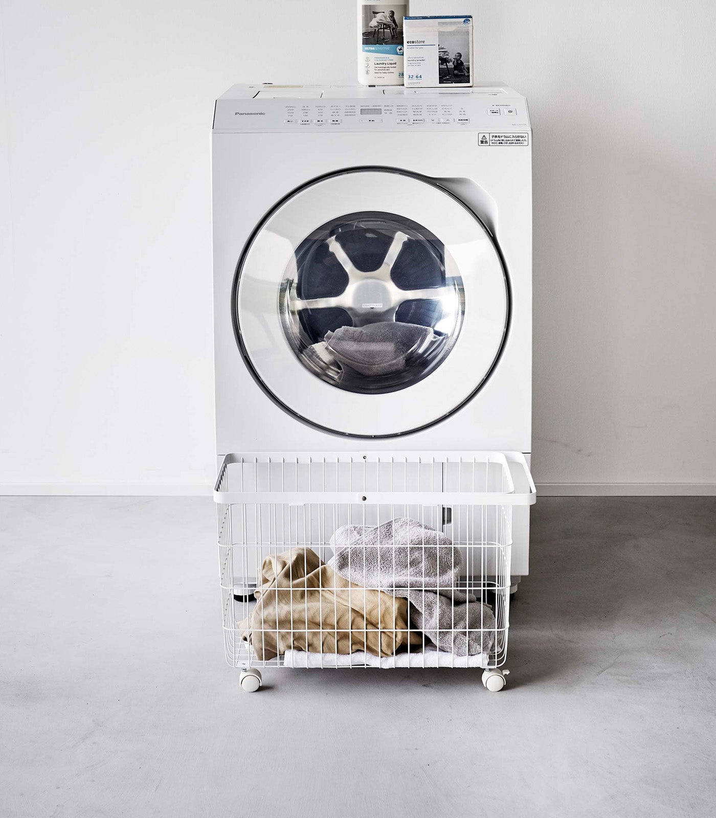 Rolling Wire Basket (14.8 H)  - Steel