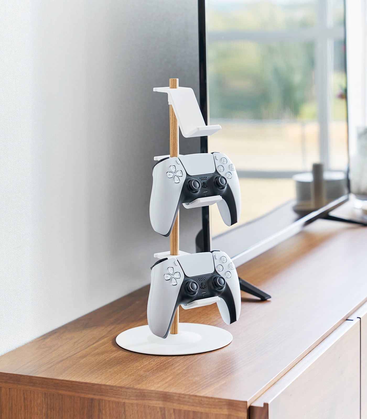 Controller Stand - Steel + Wood