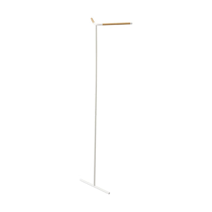 Corner Leaning Coat Hanger (63 H)  - Steel + Wood