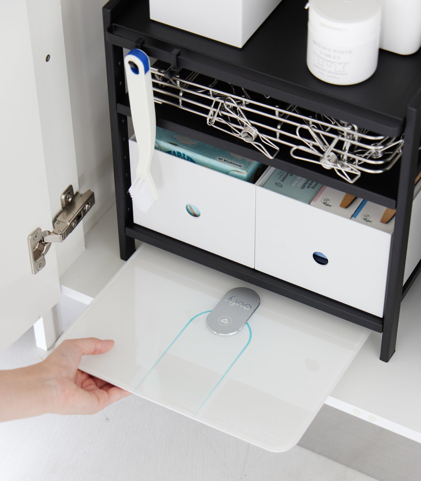 Three-Tier Cabinet Storage Rack (14 H)  - Steel